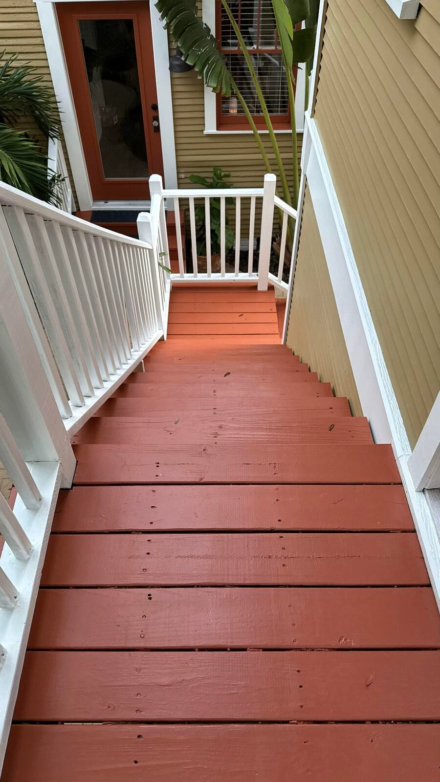 Refinished trim and door casing detail